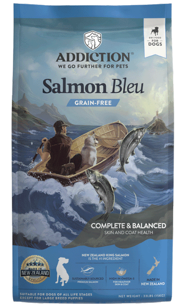 Addiction - Salmon Bleu – We Deliver - NZ Natural Pet Food