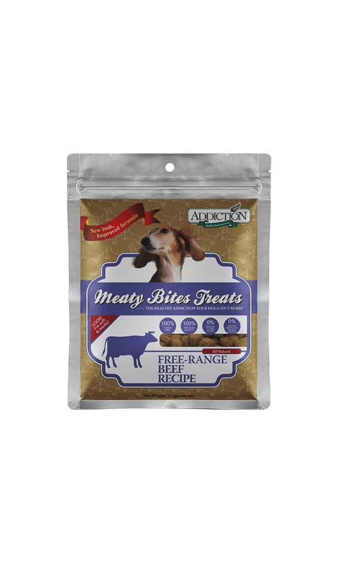 Addiction - Meaty Bites Treats Beef Addiction - Meaty Bites Treats Beef